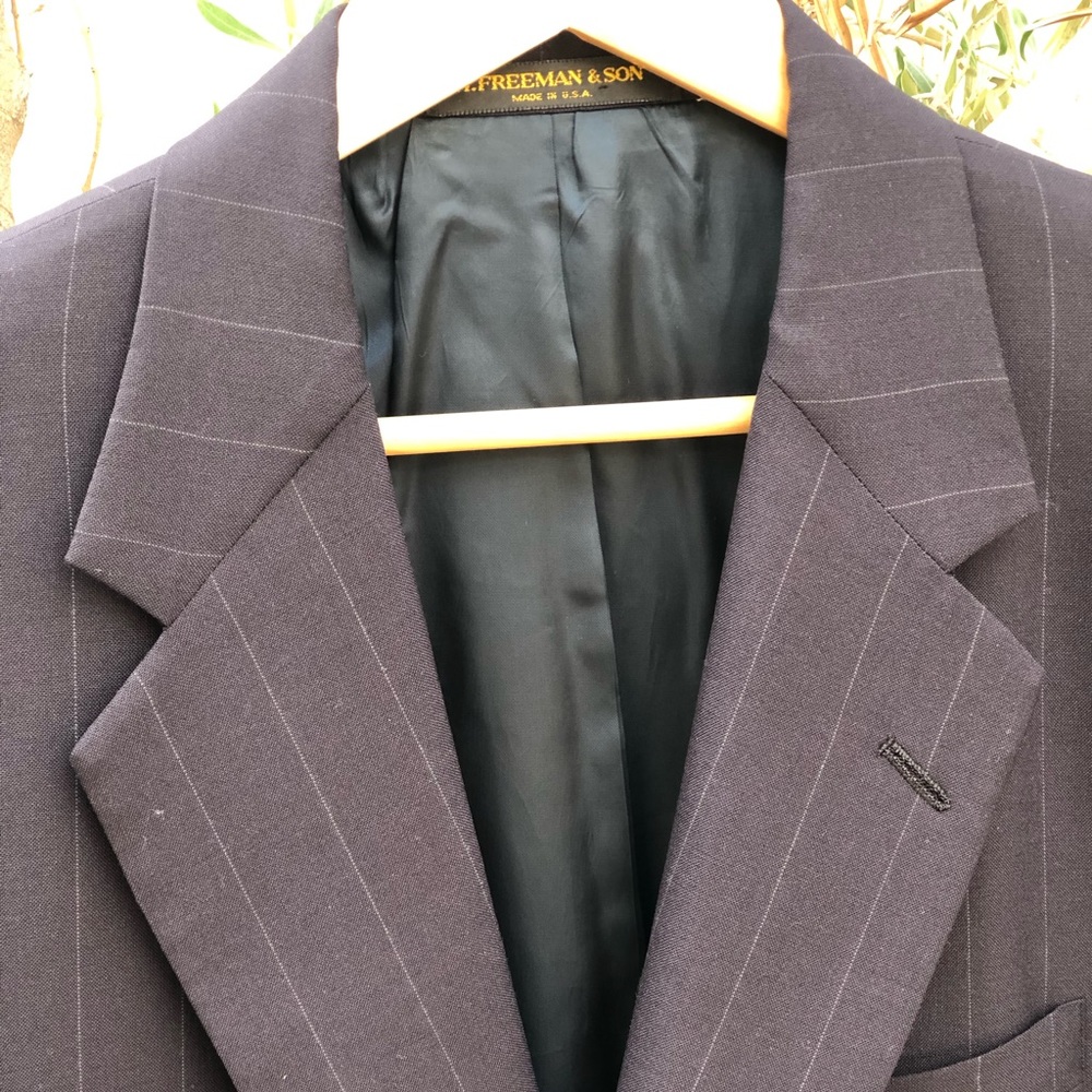 H. Freeman & Son 🇺🇸 Made Pinstripes Coat, 42L